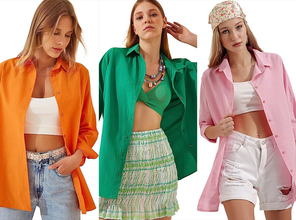 Ecomm, E! Insider Shop: Amazon Button Down Shirt