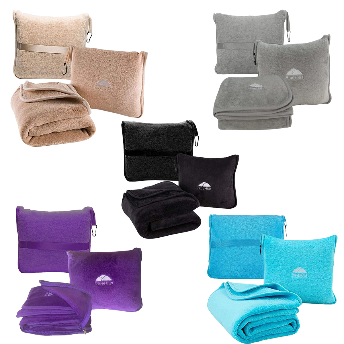 Cheer Collection 2-in-1 Pillow Blanket, Super Comfy Interchangeable  Comforter & Pillow, 1 - City Market