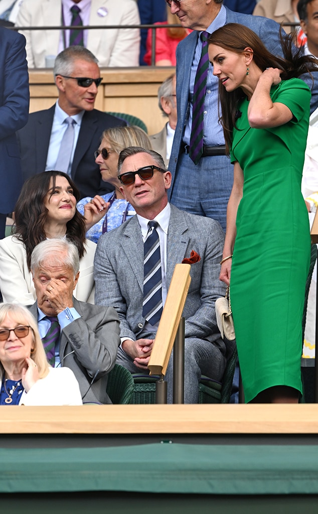 Kate middleton green top dress wimbledon