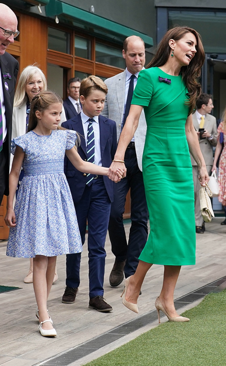 2023 Wimbledon, Kate Middleton, Princess Charlotte, Prince George, Prince William