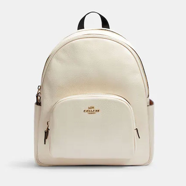 Coach Green - Signature Shearling and glovetanned leather - Backpack Coach  | TLC