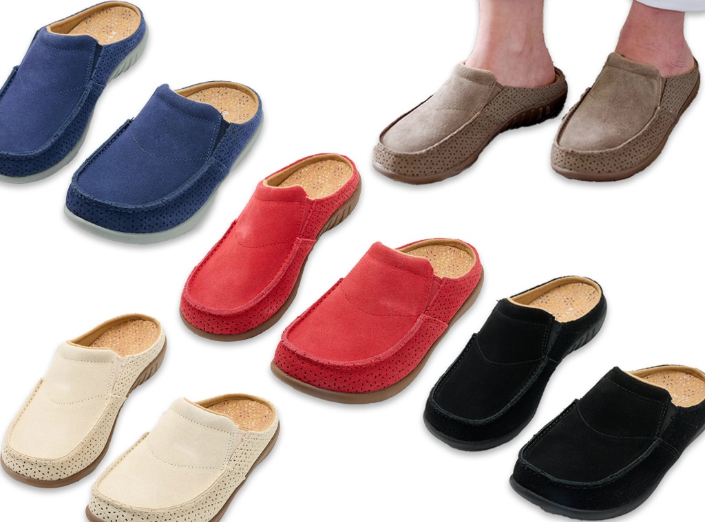 Memory foam shoes slip hot sale on