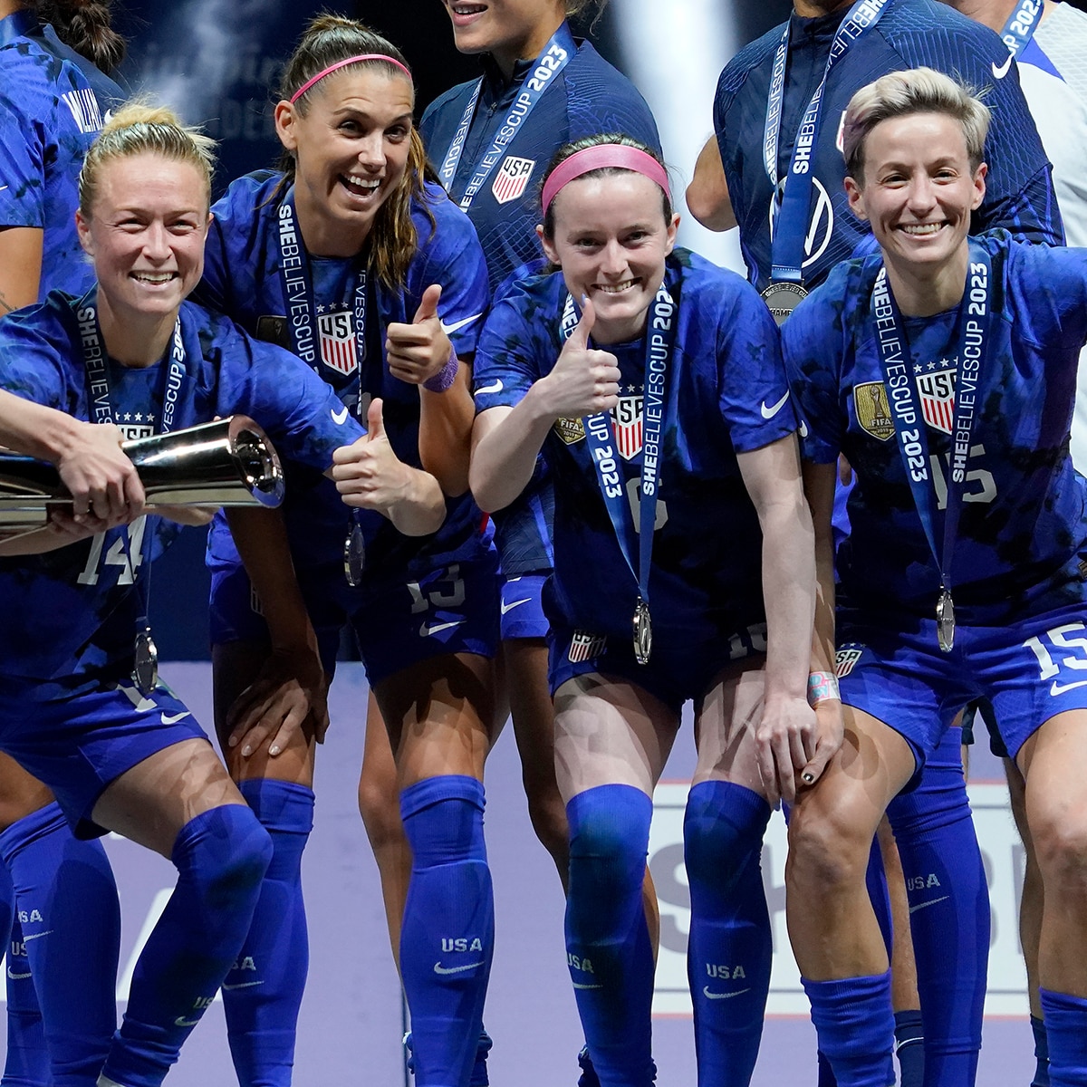 Becky Sauerbrunn, Emily Sonnett, Alex Morgan, Rose Lavelle, Megan Rapinoe, U.S. Women's Soccer Team