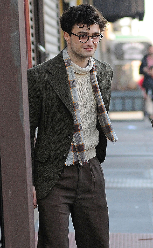 Daniel Radcliffe, Kill Your Darlings, On Set, 2012