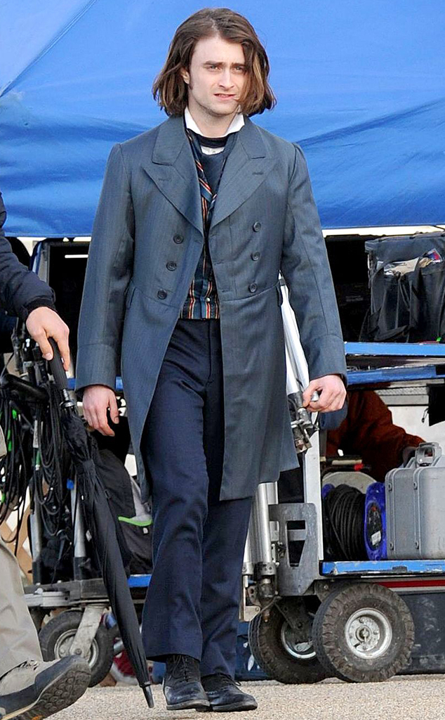 Daniel Radcliffe, On Set, Frankenstein, 2014