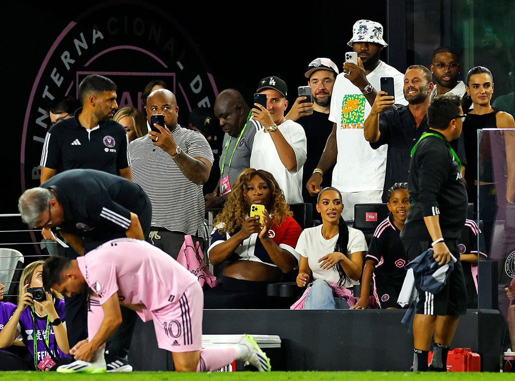 Serena Williams, LeBron James, Kim Kardashian, Lionel Messi