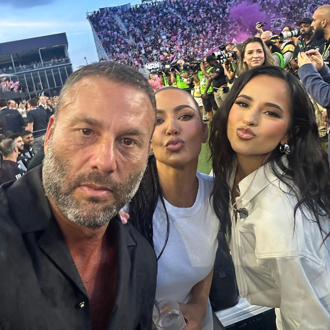 Kim Kardashian, David Grutman, Becky G, Instagram