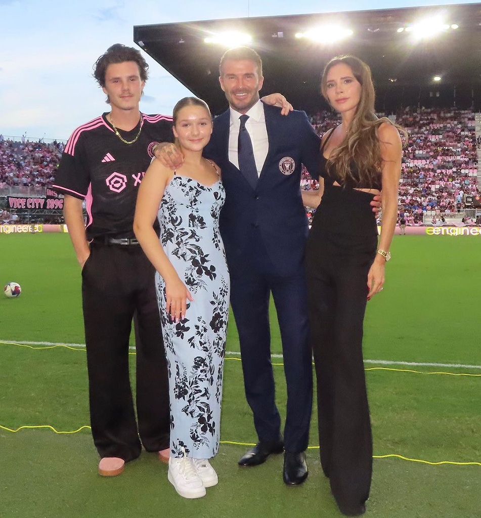 David Beckham, Victoria Beckham, Cruz Beckham, Harper Beckham, Instagram