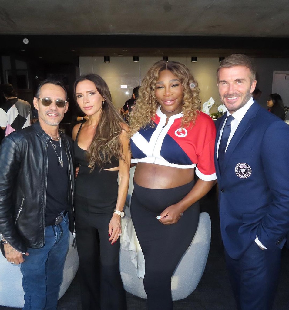 Marc Anthony, Victoria Beckham, Serena Williams, David Beckham, Instagram