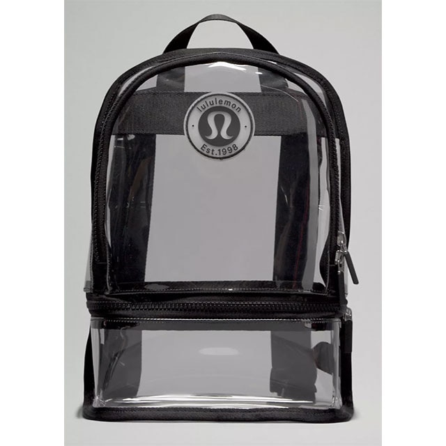 Lululemon ブラックバックパック シンプルデザイン Logo Backpacks | lululemon