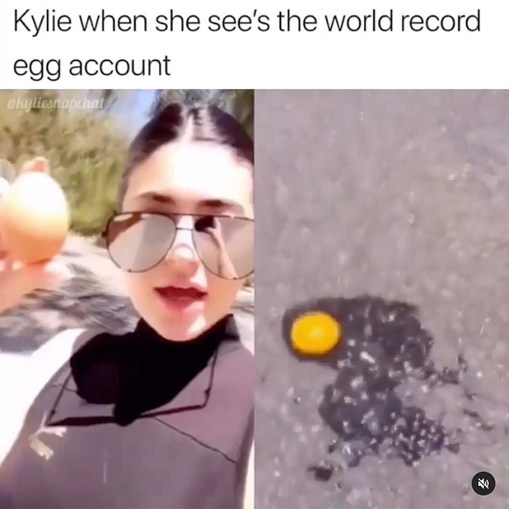 Kylie Jenner, Instagram egg