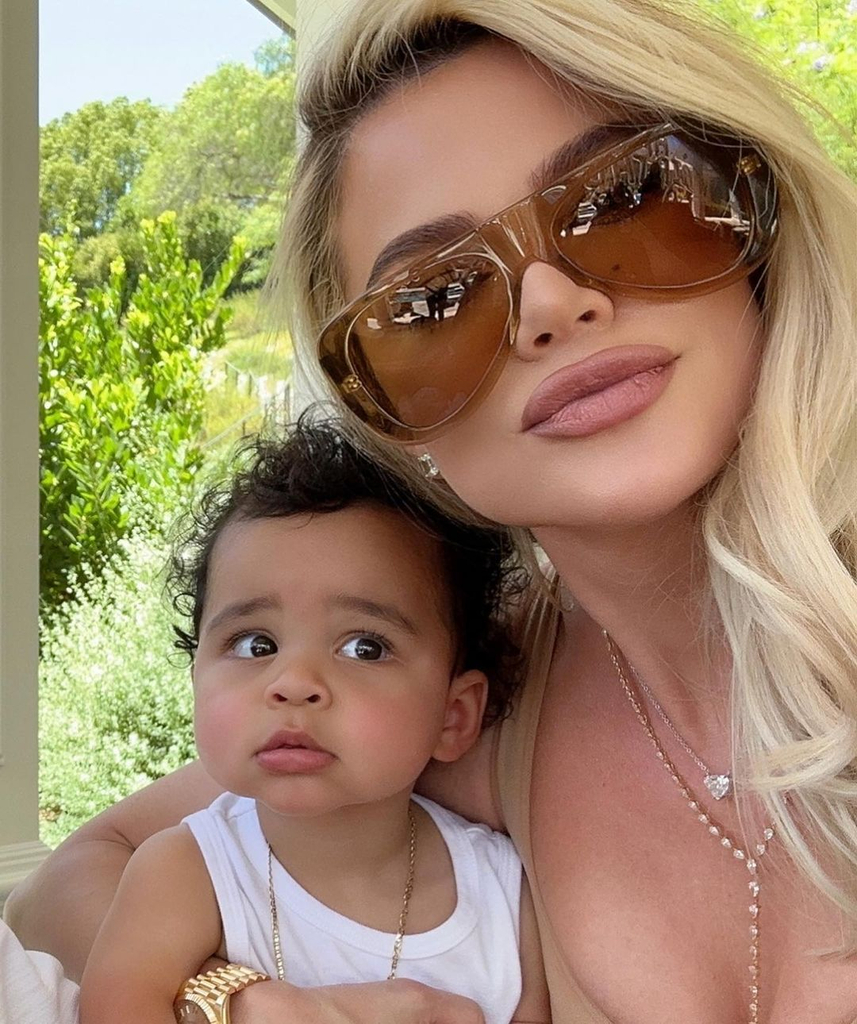 Khloé Kardashian Shares Adorable Pics of Daughter True and Son Tatum:  'Obsessed With Them