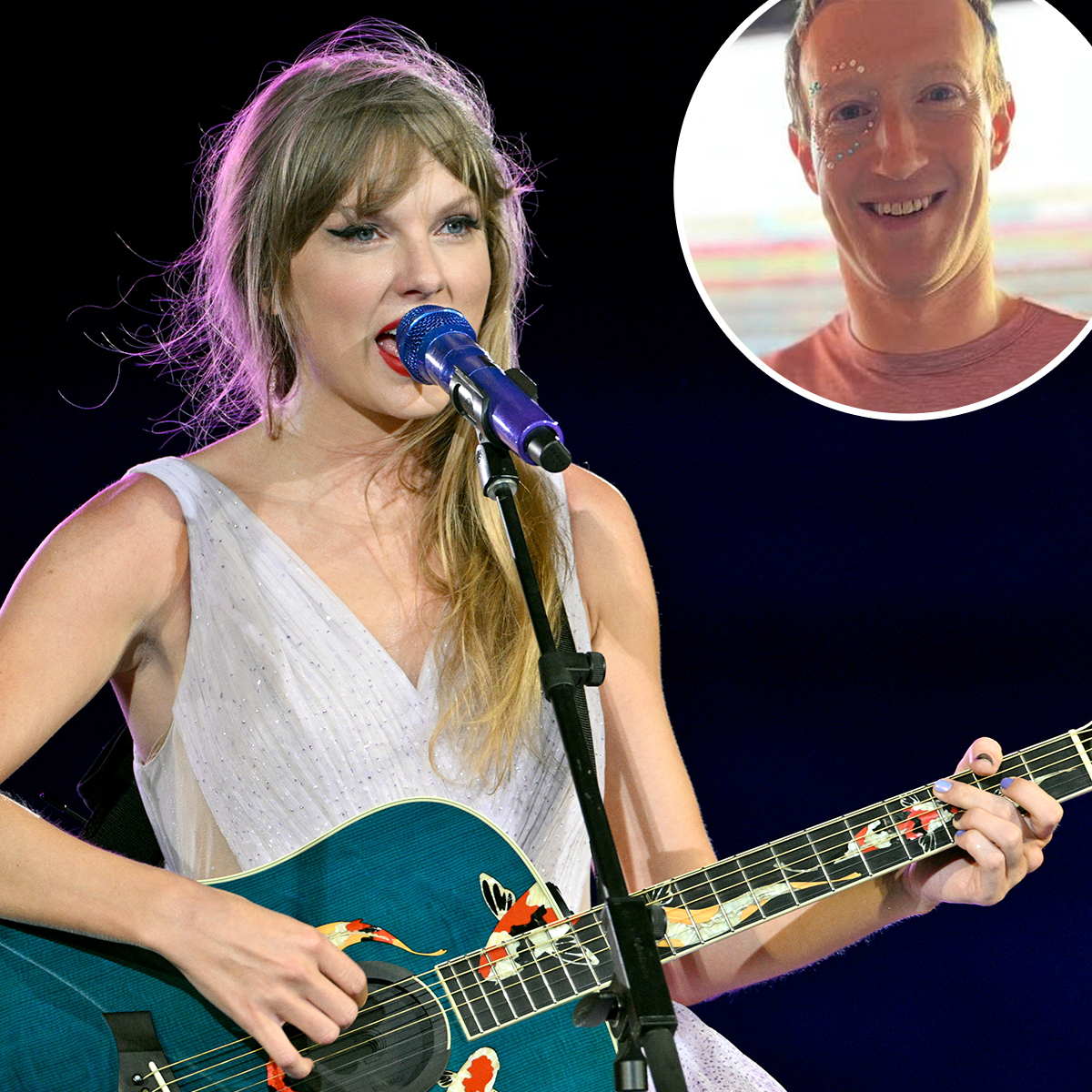 Mark Zuckerberg Is All Smiles as He Takes Kids to Taylor Swift Concert