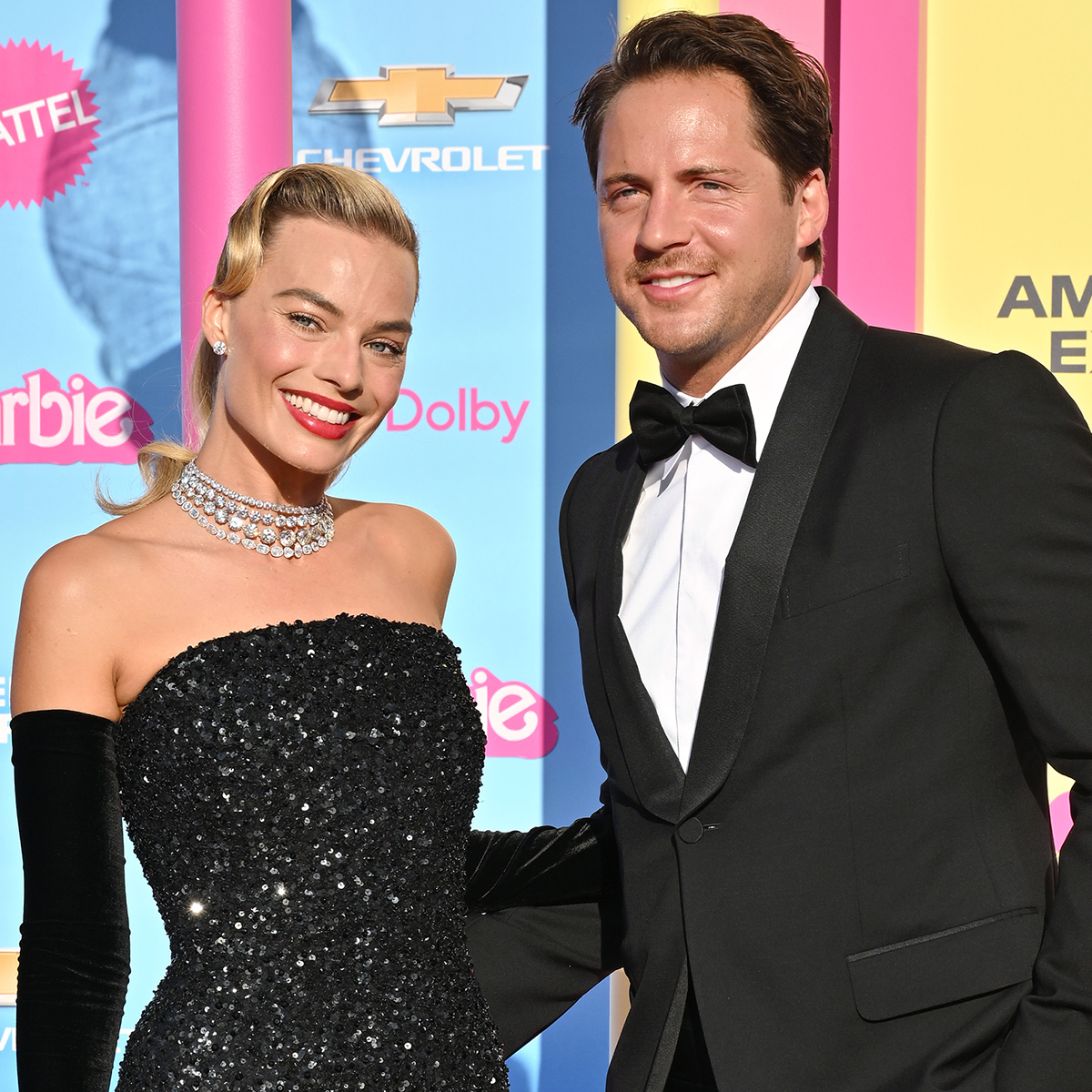 Margot Robbie gets a visit from husband Tom Ackerley during
