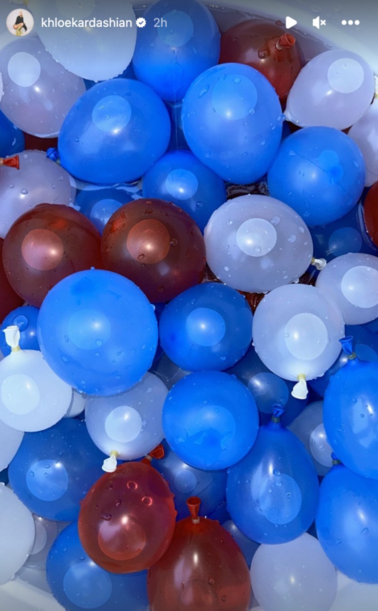 Khloe Kardashian, Instagram Story