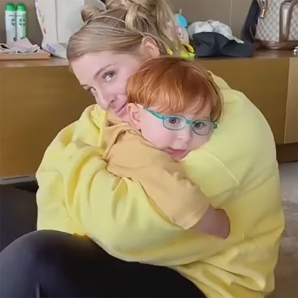 See The Moment Meghan Trainor's Son Riley Met His Baby Brother