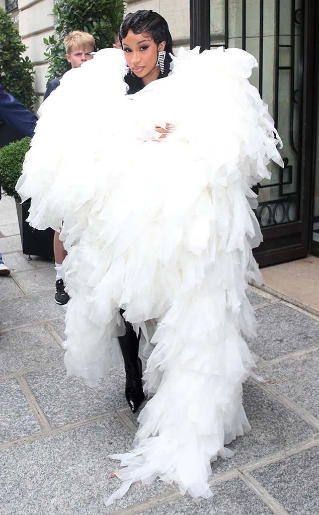 Photos From Cardi B's Looks During Haute Couture Paris Fashion Week 2023