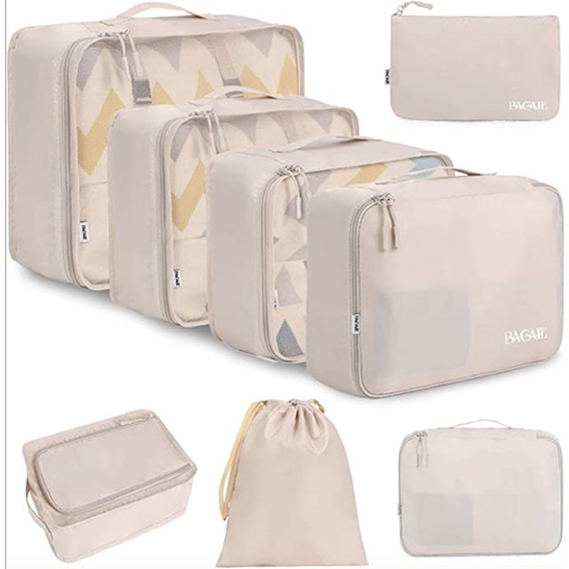 airpow Makeup Storage Box Makeup Bag Pleated Wash Bag Travel