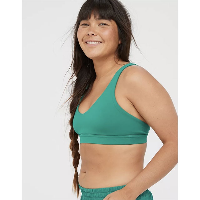 Aerie Offline by Goals One Shoulder Sports Bra Green Size XL - $27 (43% Off  Retail) New With Tags - From Gel