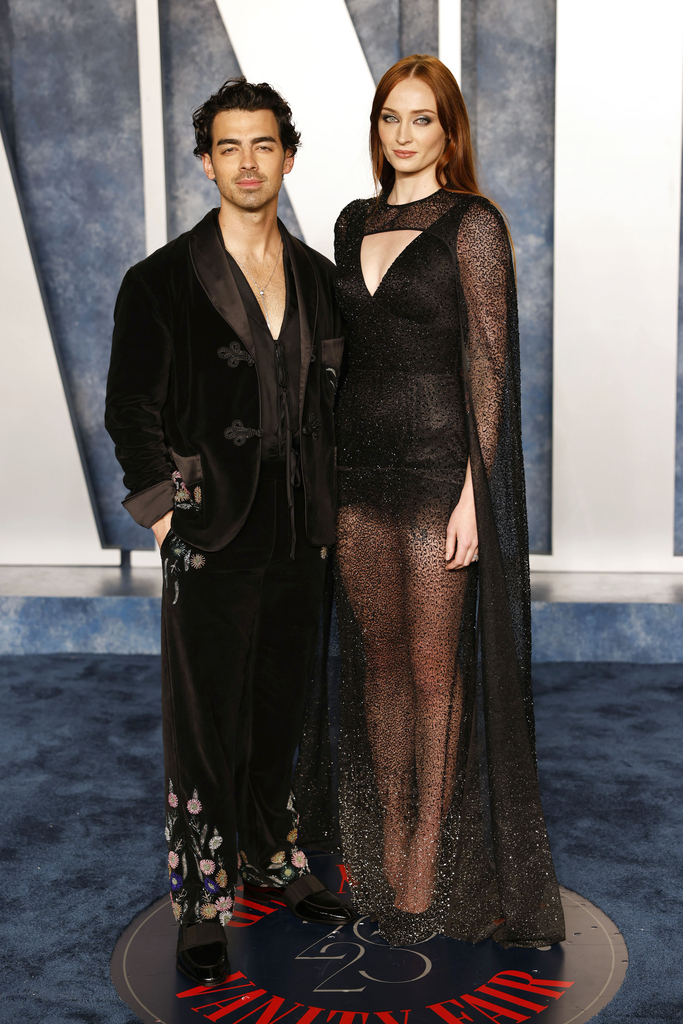 Joe Jonas, Sophie Turner, 2023 Vanity Fair Oscar Party