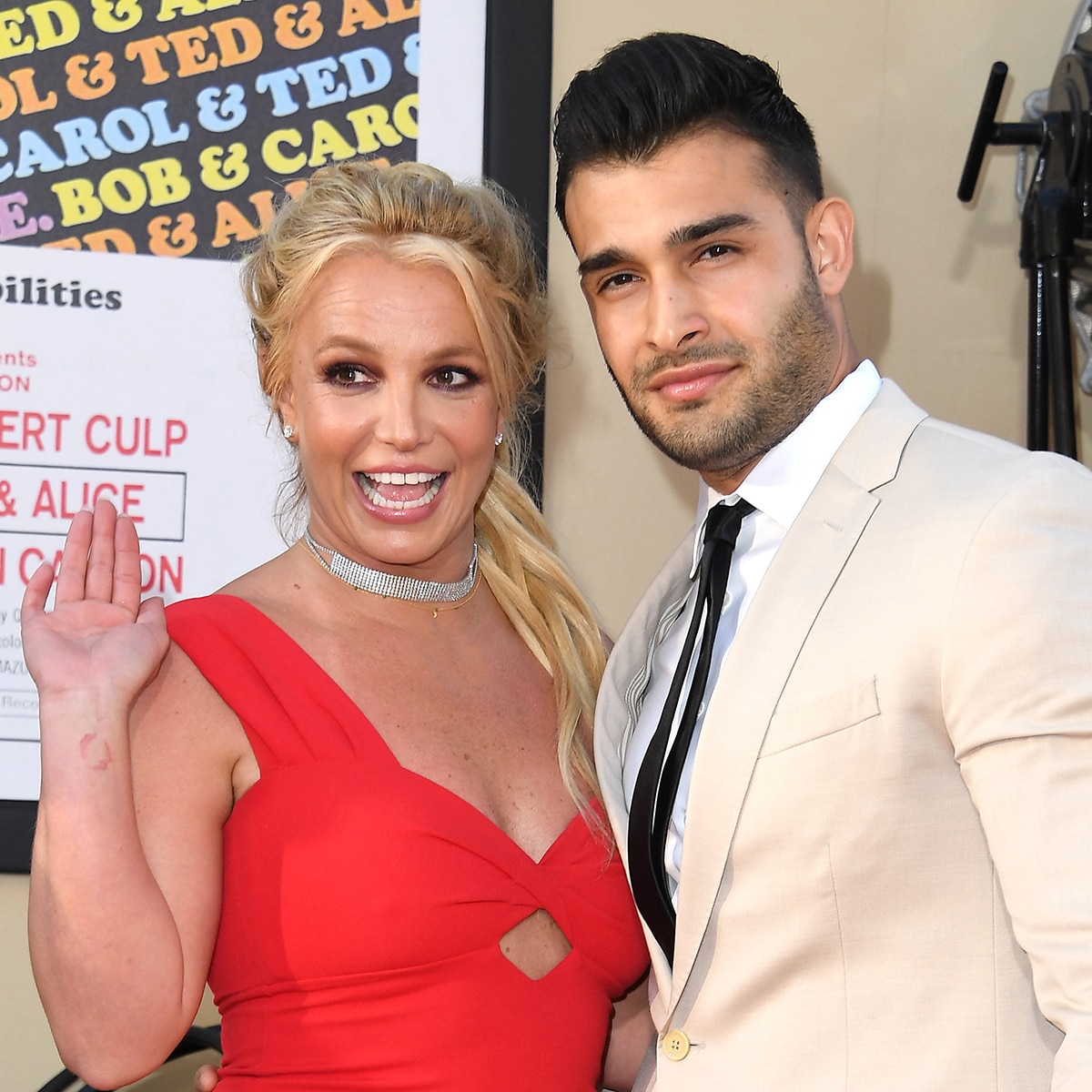 Britney Spears, Sam Asghari, Once Upon a Time in Hollywood Premiere, 2019