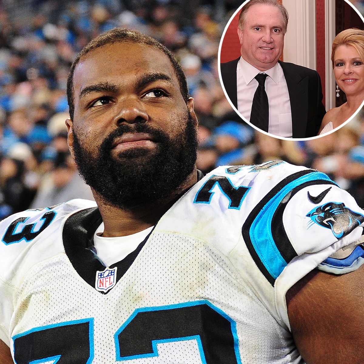 Michael Oher, Sean Tuohy and Leigh Anne Tuohy