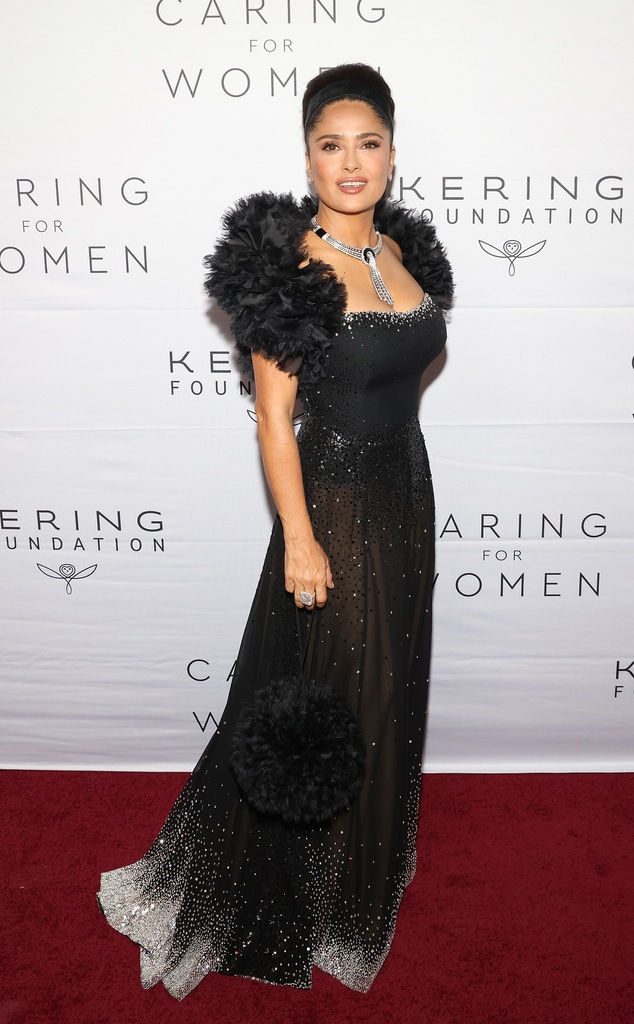 Salma Hayek Reveals Why She Had to Wear Men's Suits in the '90s Salma Hayek Reveals Why She Had to Wear Men's Suits in the '90s