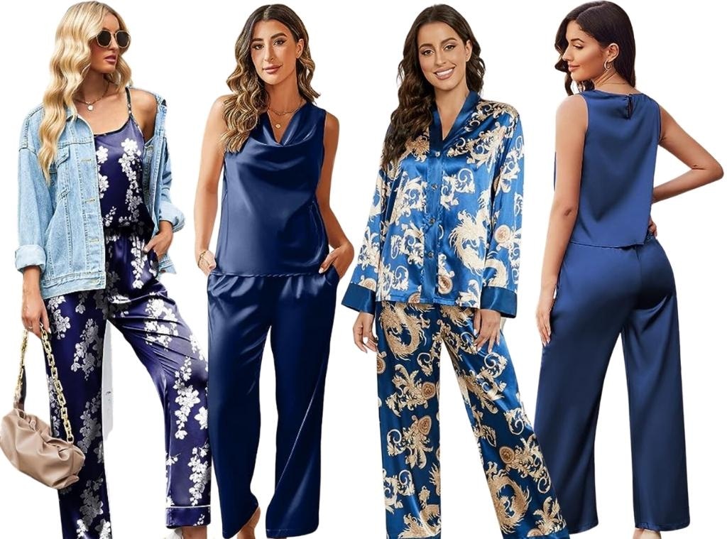 E! Insider Shop, Silk Pajama Sets