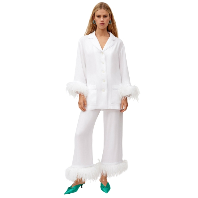 White Stag Pajamas Set 22 W Blue Shirt Crop Pants Womens CLEARANCE SALE