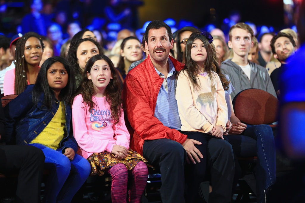 Sadie Madison Sandler, actor Adam Sandler and Sunny Madeline Sandler