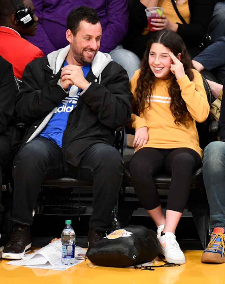 Adam Sandler and Sadie Madison Sandler