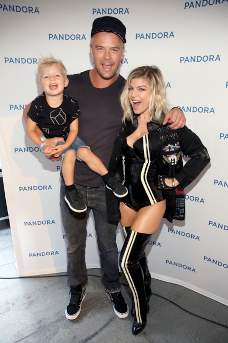 Axl Jack Duhamel, actor Josh Duhamel, and singer Fergie