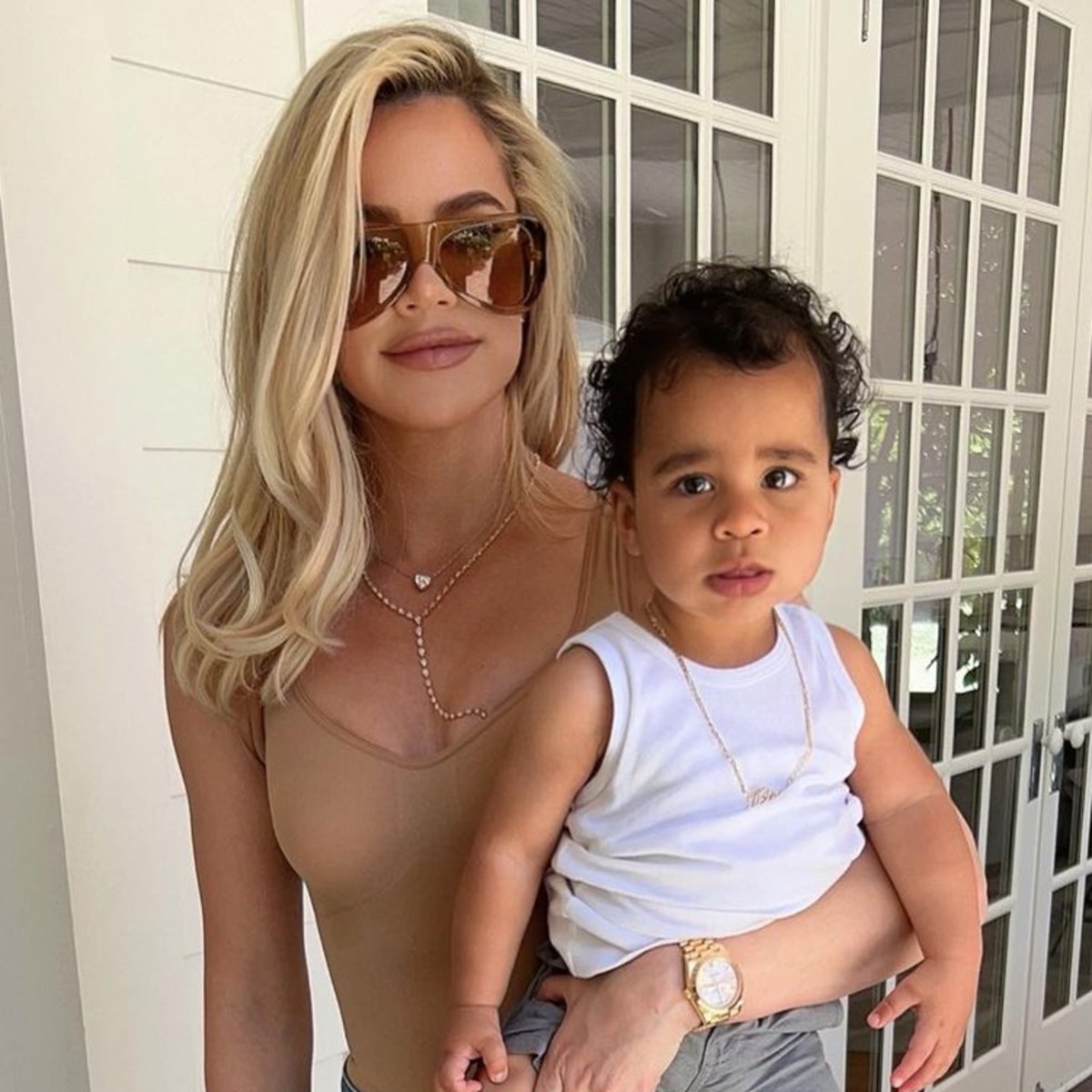 This New Glimpse of Khloe Kardashian's Son Tatum May Be the Cutest Yet