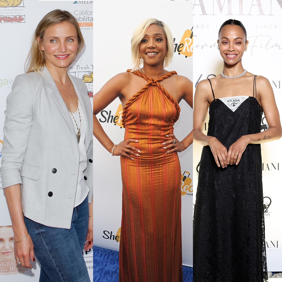 Cameron Diaz, Tiffany Haddish & Zoe Saldana Enjoy Outing at Eras Tour