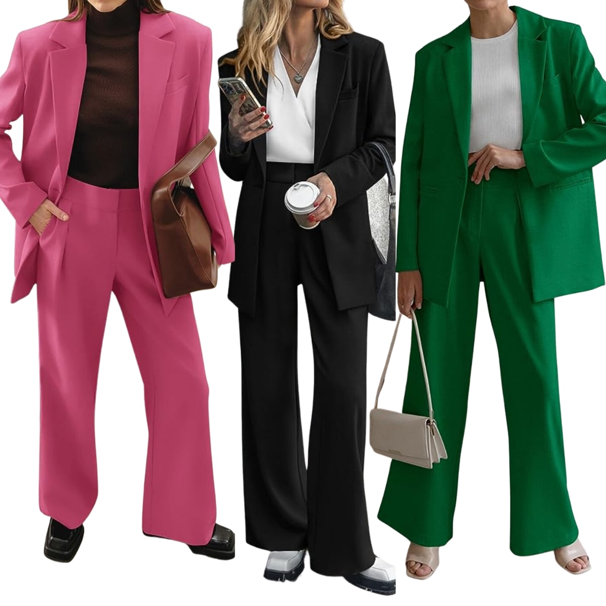 Buy Womens Business Work Suit Set Blazer Pants for Office Lady Suit Set  Slim Fit Blazer Pant at Amazon.in
