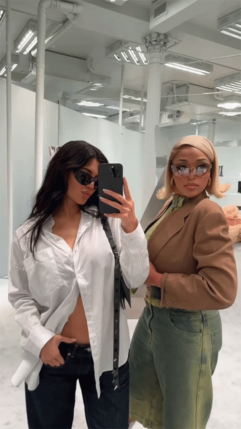 Kylie Jenner, Jordyn Woods, TikTok, GIF