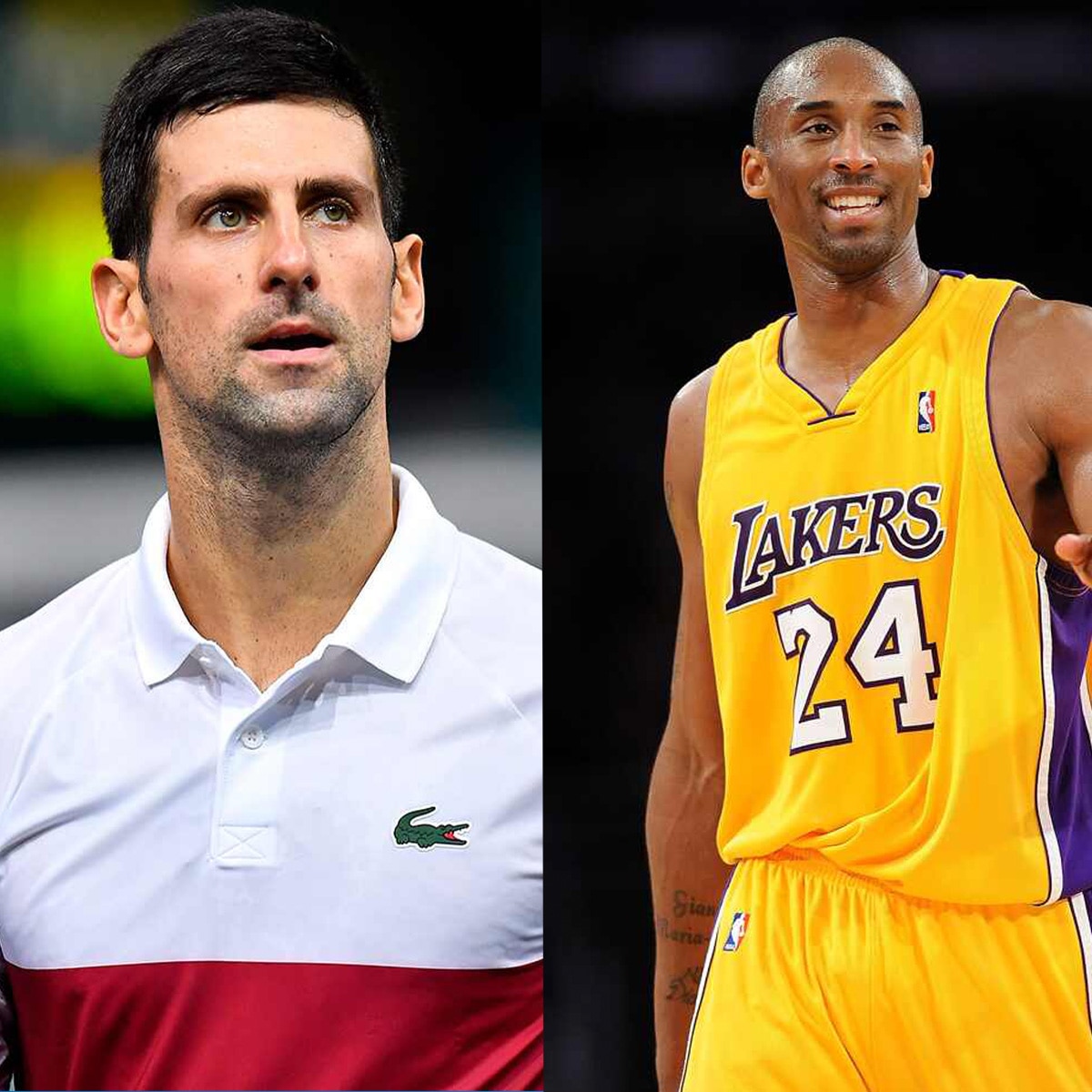 Novak Djokovic, Kobe Bryant