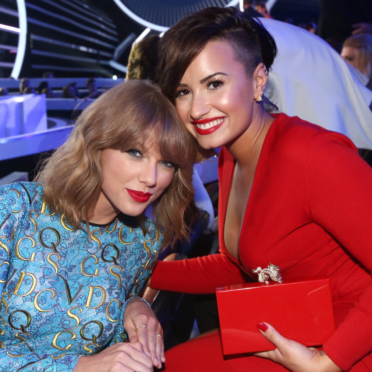 Demi Lovato and Taylor Swift Prove There’s No Bad Blood Between Them