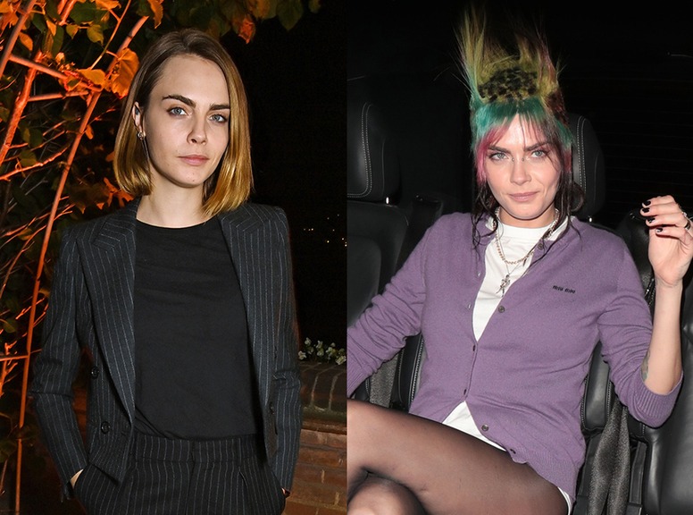 Cara Delevingne, Hair Transformation