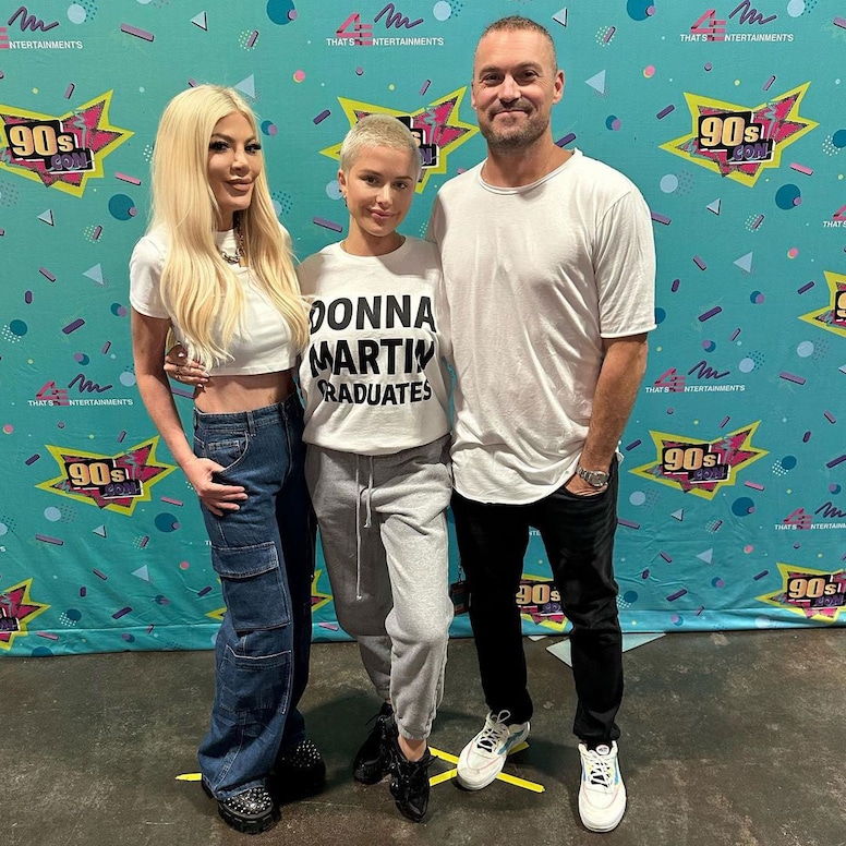 Tori Spelling, Brian Austin Green, Laura Rugetti, 90s Con 2023
