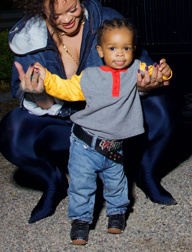 Rihanna & A$AP Rocky Debut Son Riot Rose in Rare Family Photoshoot