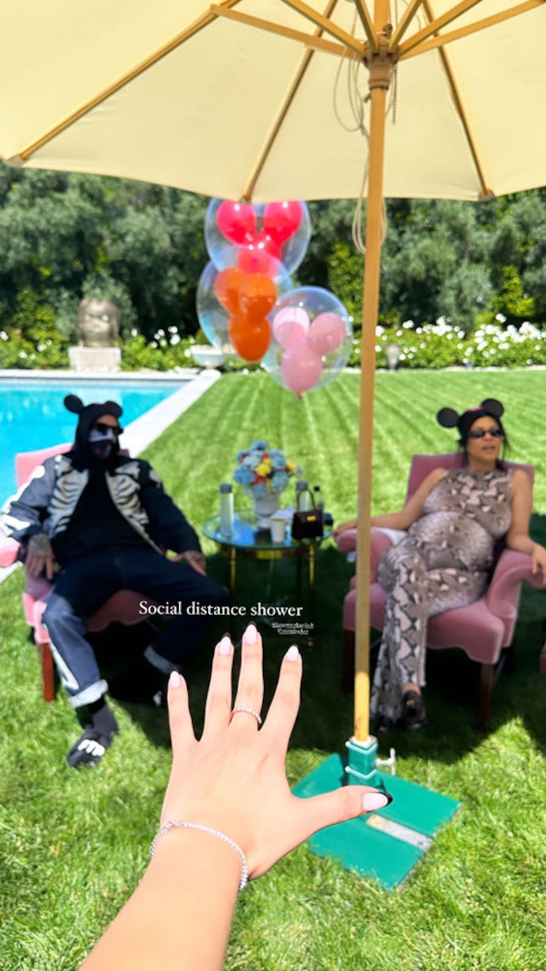 Kourtney Kardashian, Travis Barker, Atiana De La Hoya, Baby Shower, Instagram