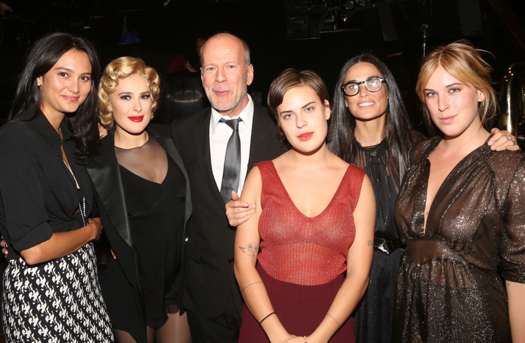 Rumer Willis, Demi Moore, Bruce Willis, Scout Willis, Emma Heming Willis, Tallulah Willis
