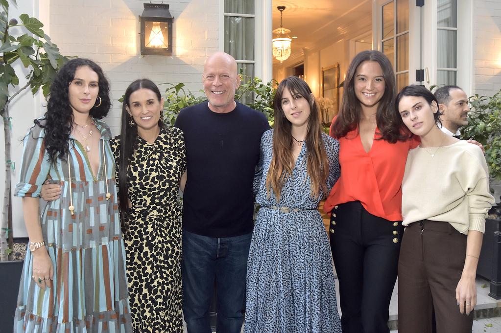 Rumer Willis, Demi Moore, Bruce Willis, Scout Willis, Emma Heming Willis, Tallulah Willis