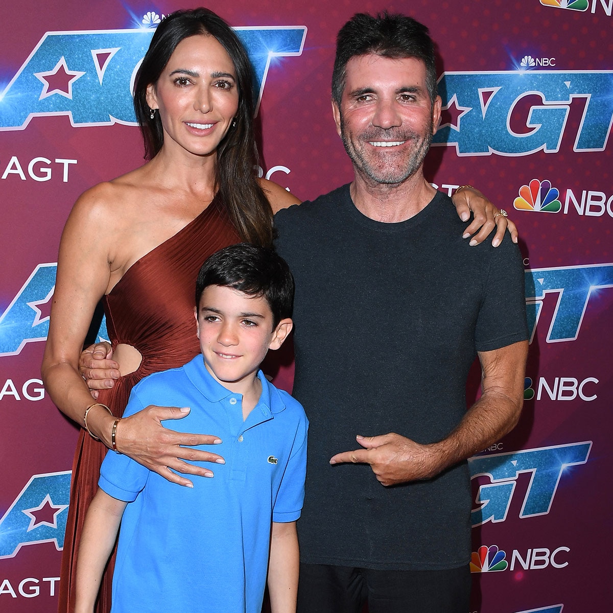 Simon Cowell, Lauren Silverman, Eric Cowell, Son, America's Got Talent