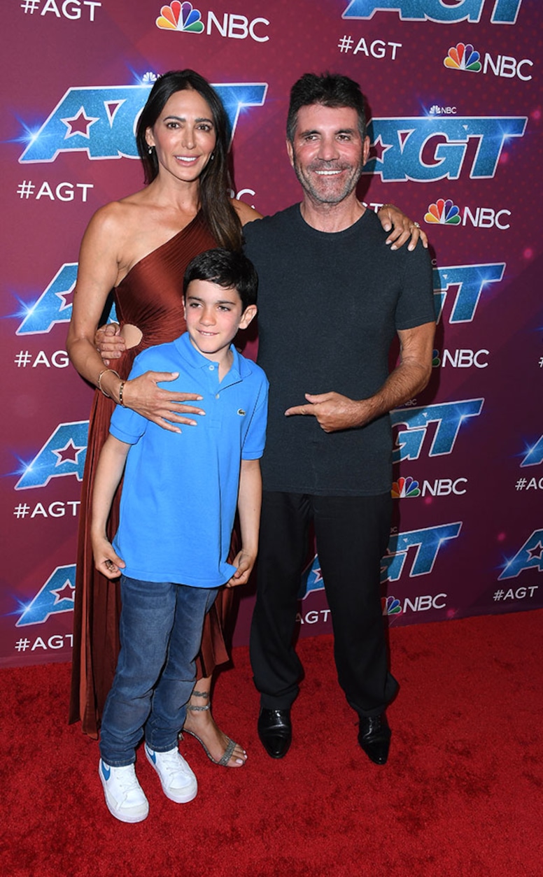 Simon Cowell, Lauren Silverman, Eric Cowell, Son, America's Got Talent