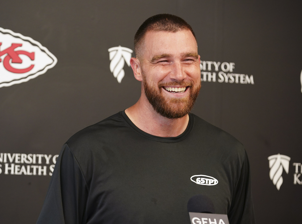 Throwback Travis Kelce Spa Video Goes Viral — and Heats Up the