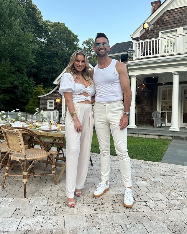 Bei den Dreharbeiten zu „Summer House“ mit der schwangeren Lindsay Hubbard und Carl Radke