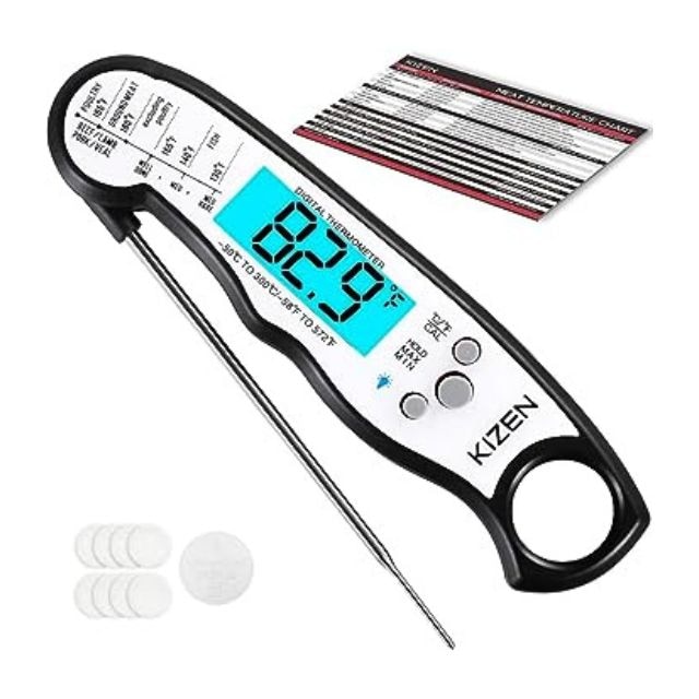 Zulay Kitchen Instant Read Food Thermometer Waterproof Digital