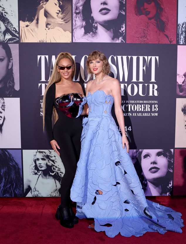Taylor Swift Reacts to Beyonc's "Fairytale" Appearance at Premiere Taylor Swift Reacts to Beyonc's "Fairytale" Appearance at Premiere